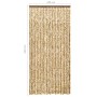 Zanzariera Beige e Marrone 100x220 cm Ciniglia