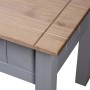 Comodino Grigio 50,5x50,5x52,5 cm in Legno di Pino Panama Range