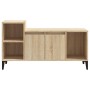 Mobile per TV Rovere Sonoma 100x35x55 cm Legno Multistrato