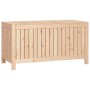 Contenitore da Giardino 121x55x64 cm in Legno Massello di Pino