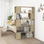 Libreria/Divisorio Rovere Sonoma 100x24x155 cm in Truciolato