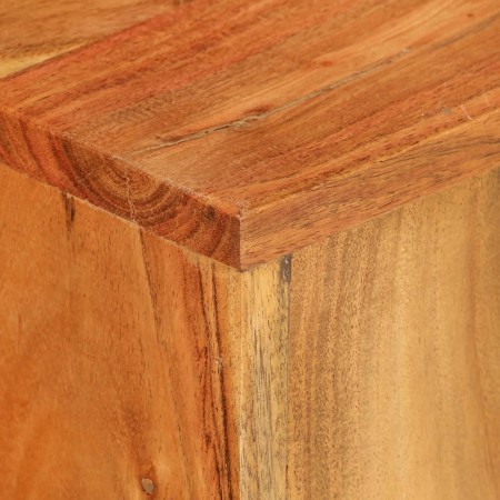 Supporti per Piante 2 pz in Legno Massello di Acacia