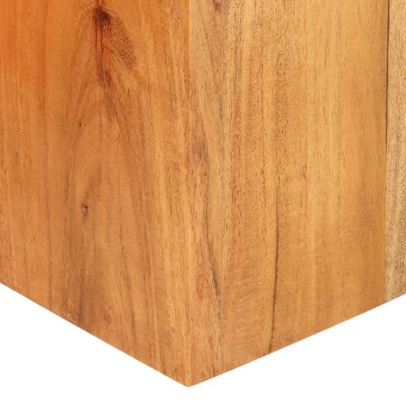 Supporti per Piante 2 pz in Legno Massello di Acacia