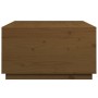 Tavolino da Salotto Miele 80x80x45 cm Legno Massello di Pino