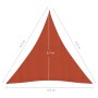Vela Parasole 160 g/m² Terracotta 4,5x4,5x4,5 m in HDPE