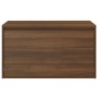 Panca da Ingresso 80x40x45 cm Rovere Marrone Legno Multistrato