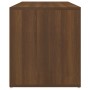 Panca da Ingresso 80x40x45 cm Rovere Marrone Legno Multistrato
