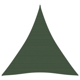 Vela Parasole 160 g/m² Verde Scuro 4x5x5 m in HDPE