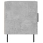 Comodini 2 pz Grigio Cemento 40x40x50 cm in Legno Multistrato