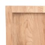 Piano Tavolo Marrone Chiaro 60x50x(2-6) cm Rovere Non Trattato