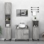 Armadietto Bagno Grigio Sonoma 65x33x60 cm in Legno Multistrato