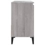 Armadietto Bagno Grigio Sonoma 65x33x60 cm in Legno Multistrato