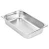 Contenitori Gastronorm 4 pz GN 1/1 100 mm in Acciaio Inox