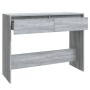 Tavolo Consolle Grigio Sonoma 100x35x76,5 cm in Truciolato