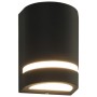 Lampade da Parete da Esterno 2 pz 35 W Nere Semicircolari