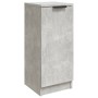 Credenza Grigio Cemento 30x30x70 cm in Legno Multistrato