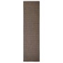 Tappeto in Sisal Naturale 80x300 cm Marrone