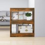 Libreria/Divisorio Rovere Fumo 60x30x72 cm