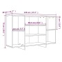Credenza Rovere Sonoma 120x30x75 cm in Truciolato