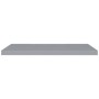 Scaffale a Parete Grigio 90x23,5x3,8 cm in MDF