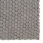 Tappeto Rettangolare Grigio 80x160 cm in Cotone