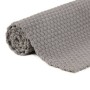 Tappeto Rettangolare Grigio 80x160 cm in Cotone