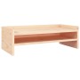 Supporto per Monitor 50x24x16 cm in Legno Massello di Pino