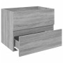 Mobile Lavabo Grigio Sonoma 60x38,5x45 cm in Legno Multistrato