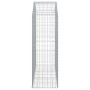 Cesto Gabbione ad Arco 150x50x140/160 cm Ferro Zincato