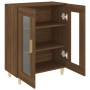 Credenza Rovere Marrone 69,5x34x90 cm in Legno Multistrato