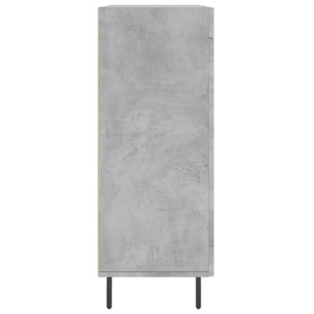 Credenza Grigio Cemento 69,5x34x90 cm in Legno Multistrato