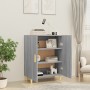 Credenza Grigio Sonoma 70x34x90 cm in Legno Multistrato