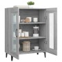 Credenza Grigio Sonoma 69,5x34x90 cm in Legno Multistrato