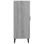 Credenza Grigio Sonoma 69,5x34x90 cm in Legno Multistrato