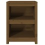 Libreria Marrone Miele 50x35x68 cm in Legno Massello di Pino