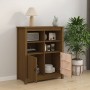 Credenza Miele 83x41,5x100 cm in Legno Massello di Pino
