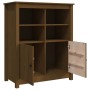 Credenza Miele 83x41,5x100 cm in Legno Massello di Pino