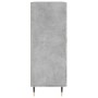 Credenza Grigio Cemento 69,5x34x90 cm in Legno Multistrato