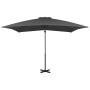 Ombrellone a Sbalzo con Palo in Alluminio Antracite 250x250 cm