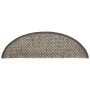 Tappeti Autoadesivi Scale Aspetto Sisal 15 pz 65x21x4 Antracite
