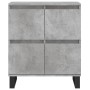 Credenza Grigio Cemento 60x35x70 cm in Legno Multistrato