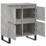 Credenza Grigio Cemento 60x35x70 cm in Legno Multistrato