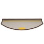 Tappetini per Scale 15 pz Marrone Caffè 65x24x4 cm
