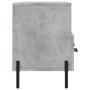 Mobile Porta TV Grigio Cemento 102x36x50 cm Legno Multistrato