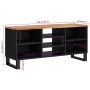 Mobile TV 100x33x46cm Legno Massello Acacia e Legno Multistrato