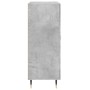 Credenza Grigio Cemento 69,5x34x90 cm in Legno Multistrato