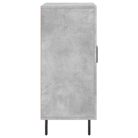 Credenza Grigio Cemento 90x34x80 cm in Legno Multistrato