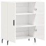 Credenza 69,5x34x90 cm in Legno Multistrato Bianco Lucido