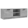 Mobile Porta TV Grigio Cemento 102x35x36,5 cm Legno Multistrato