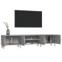 Mobile Porta TV Grigio Cemento 180x31,5x40 cm Legno Multistrato